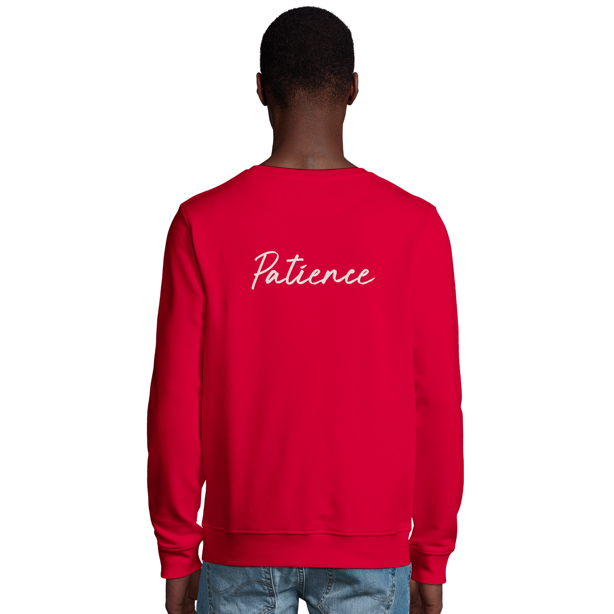 Patience - "This is Where He Stood" Sweatshirt Red 4