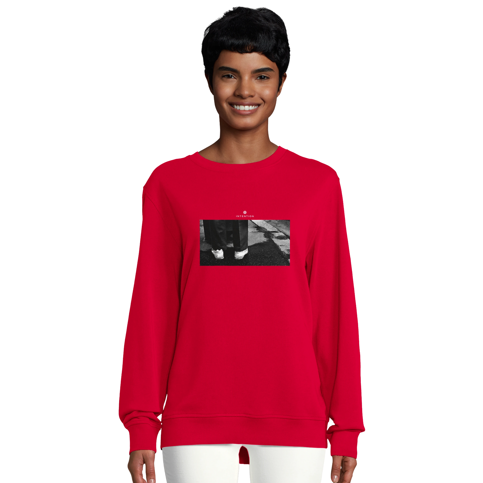 Patience - "This is Where He Stood" Sweatshirt Red 5