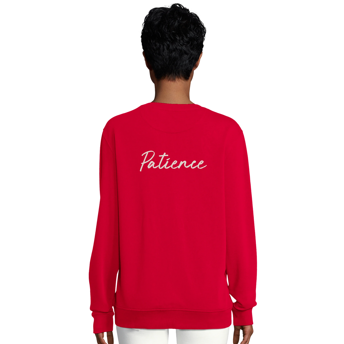 Patience - "This is Where He Stood" Sweatshirt Red 6