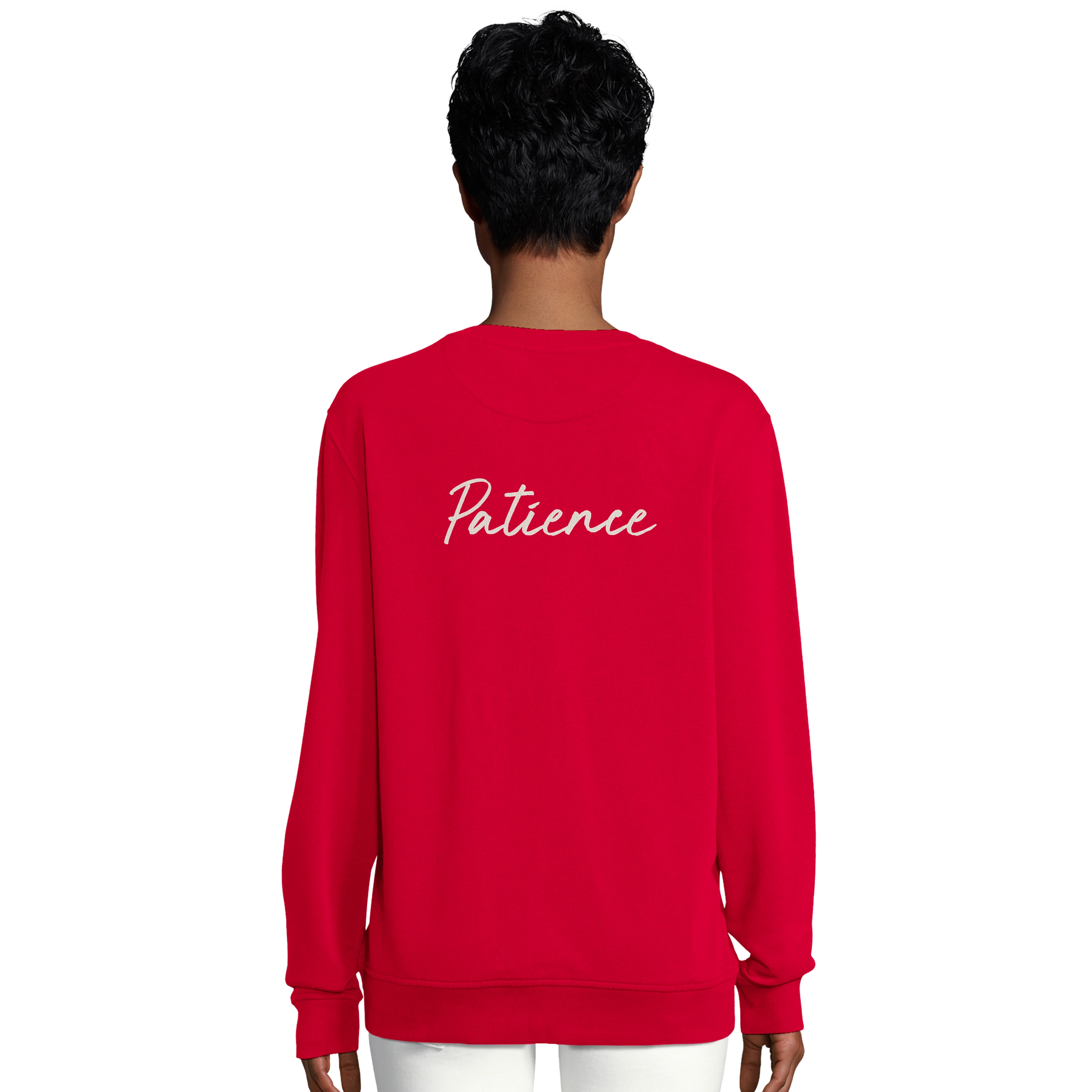 Patience - "This is Where He Stood" Sweatshirt Red 6