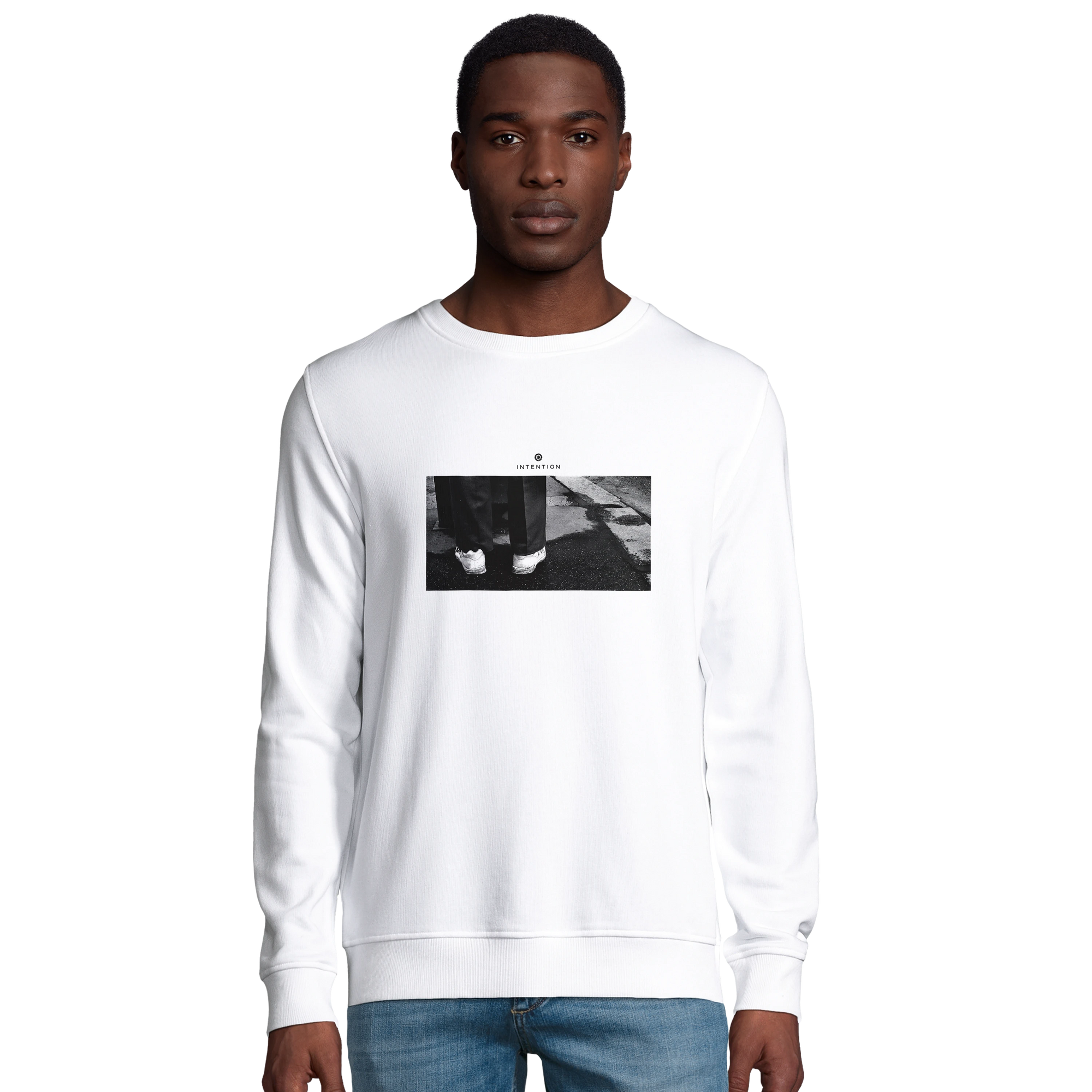 Patience - "This is Where He Stood" Sweatshirt White 3