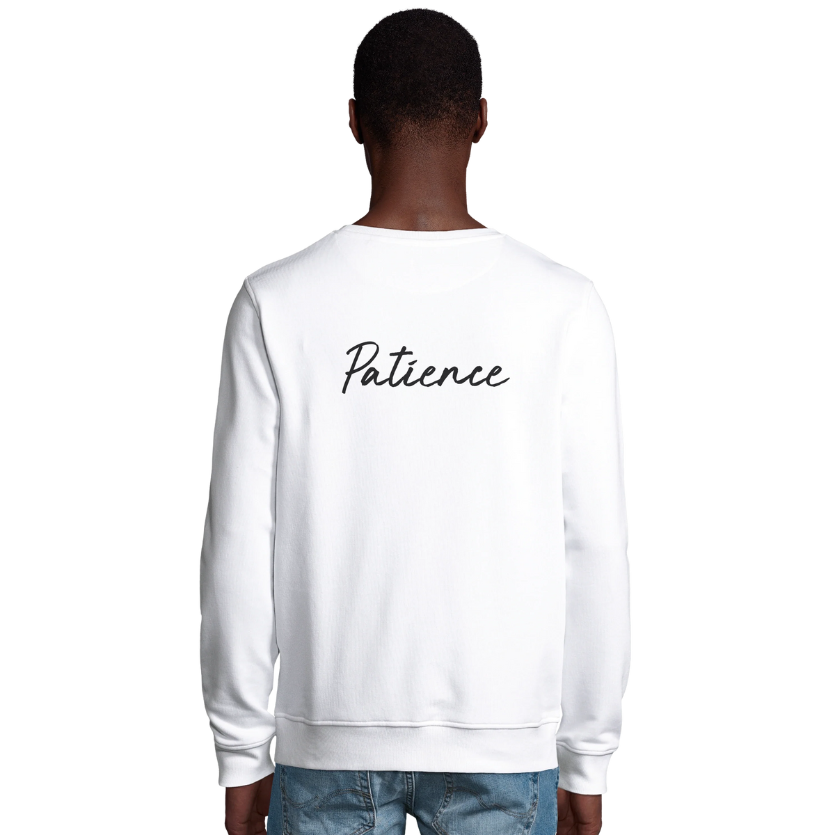 Patience - "This is Where He Stood" Sweatshirt White 4