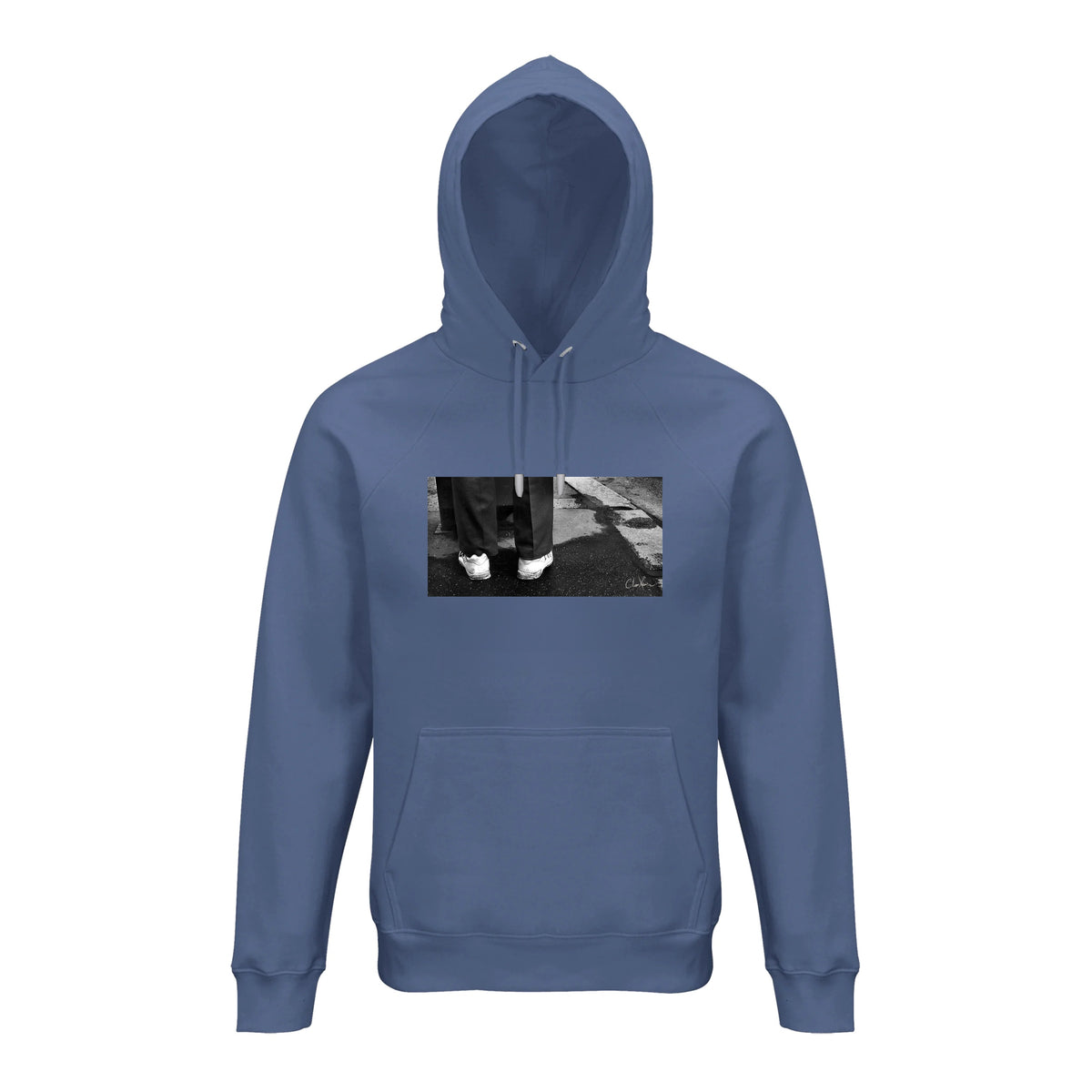 Patience - "This is Where He Stood" Hoodie Blue 1