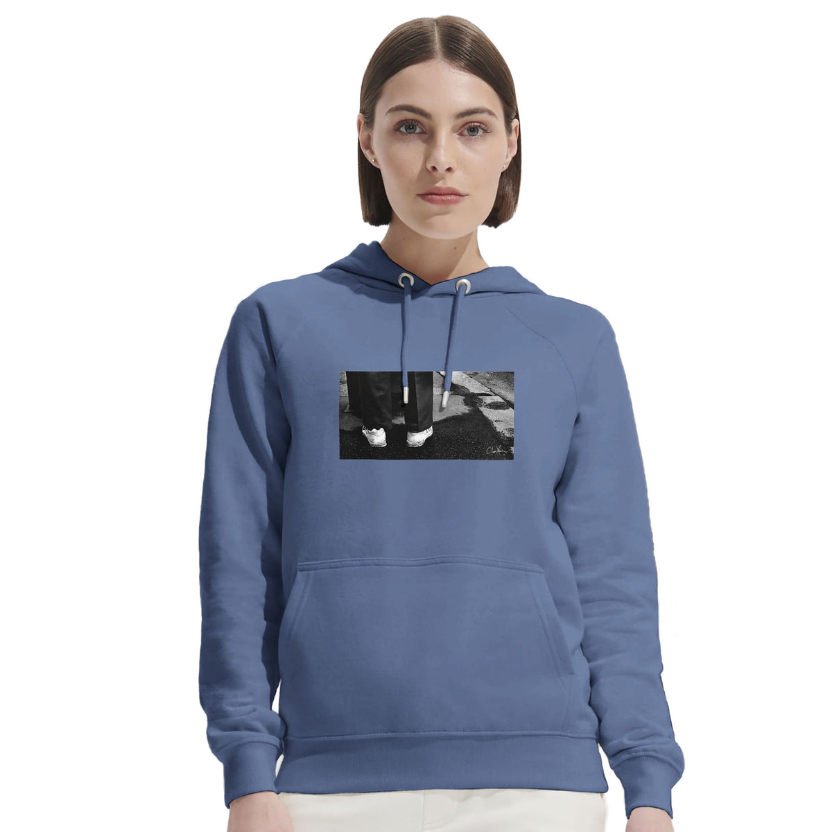 Patience - "This is Where He Stood" Hoodie Blue 5