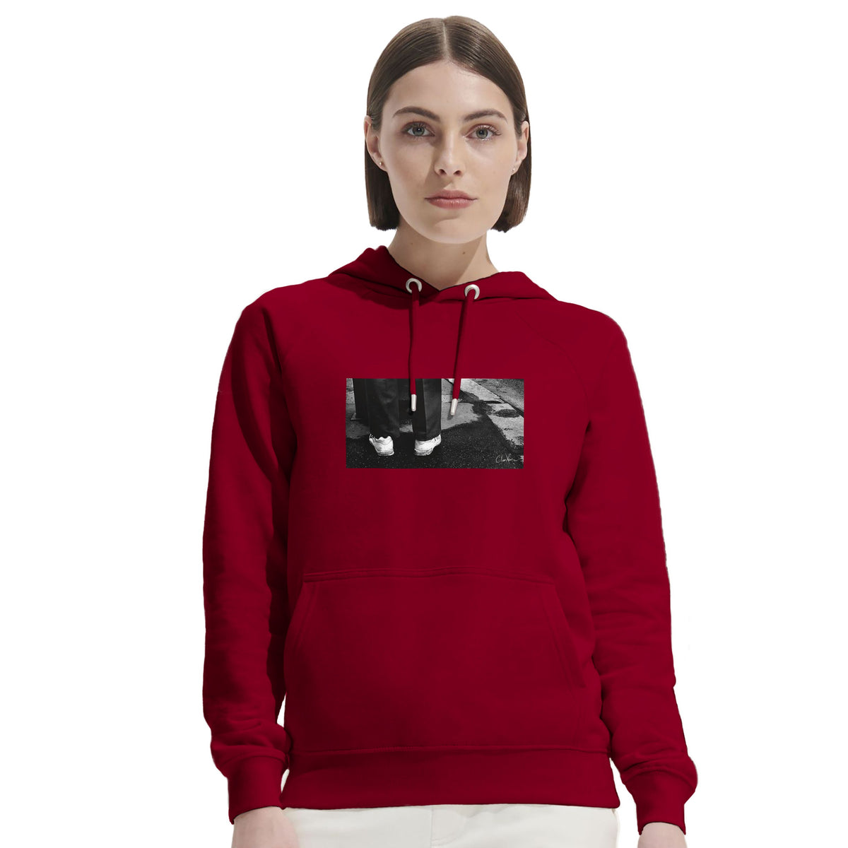 Patience - "This is Where He Stood" Hoodie Burgundy 5