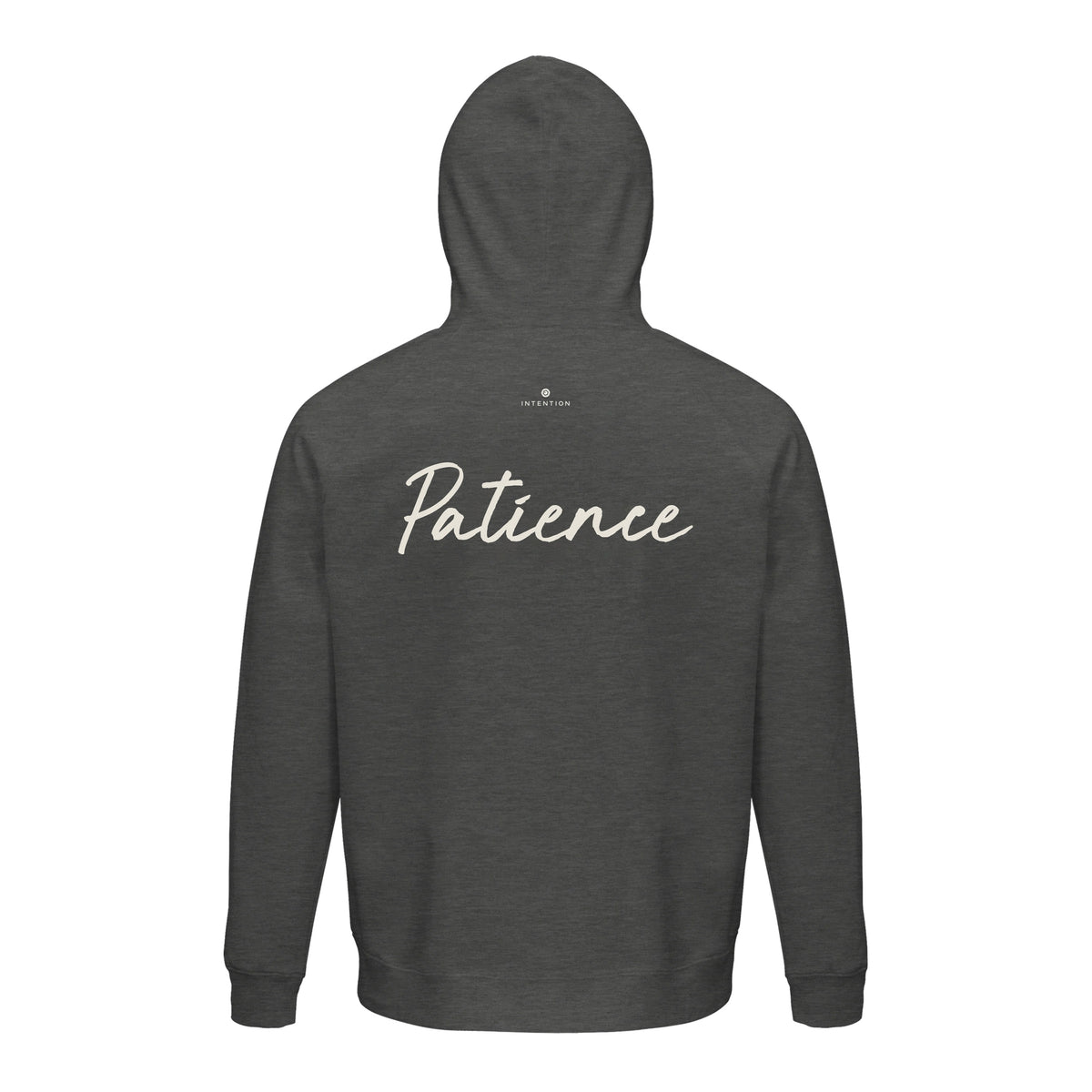 Patience - "This is Where He Stood" Hoodie Grey Melange 2