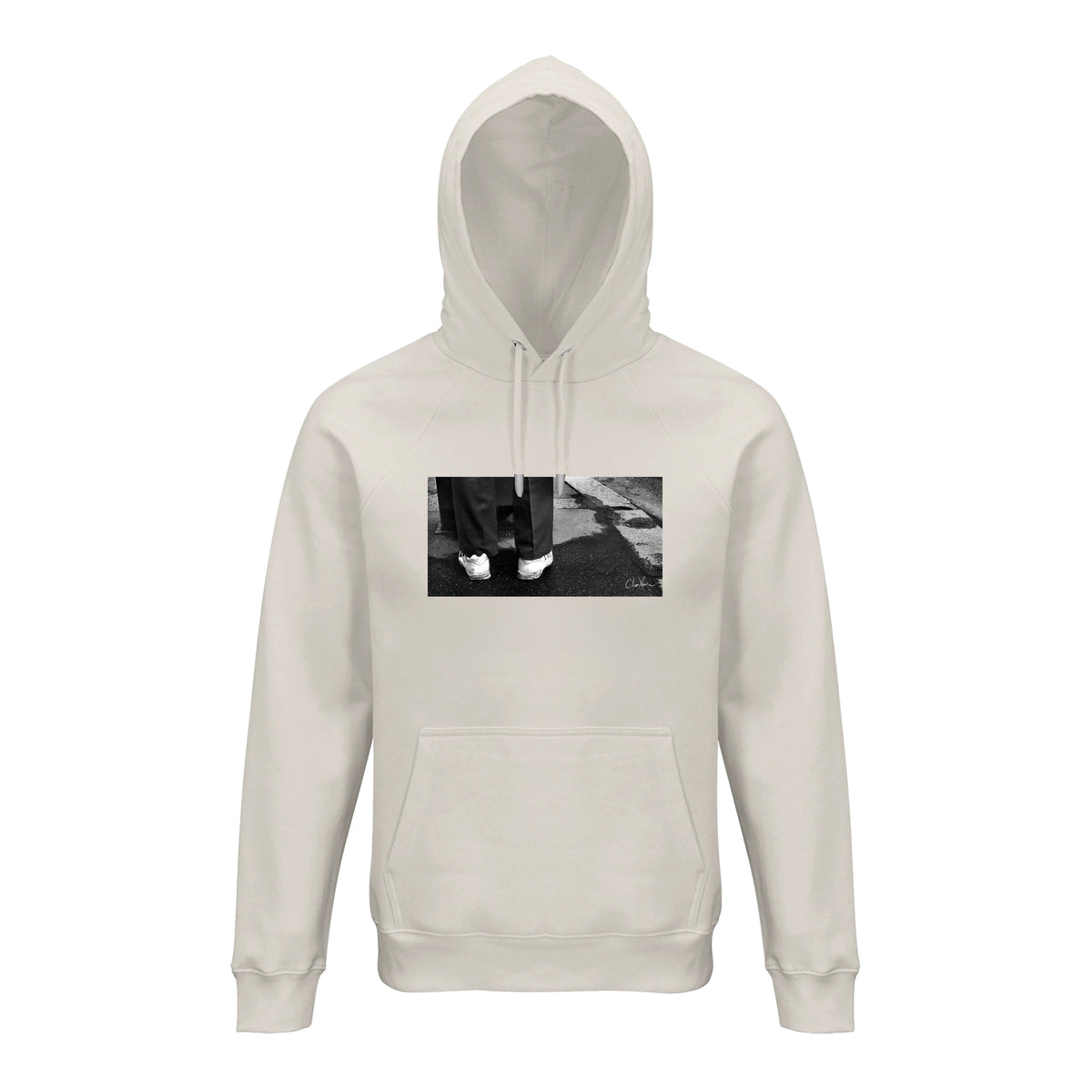 Patience - "This is Where He Stood" Hoodie Off White 1