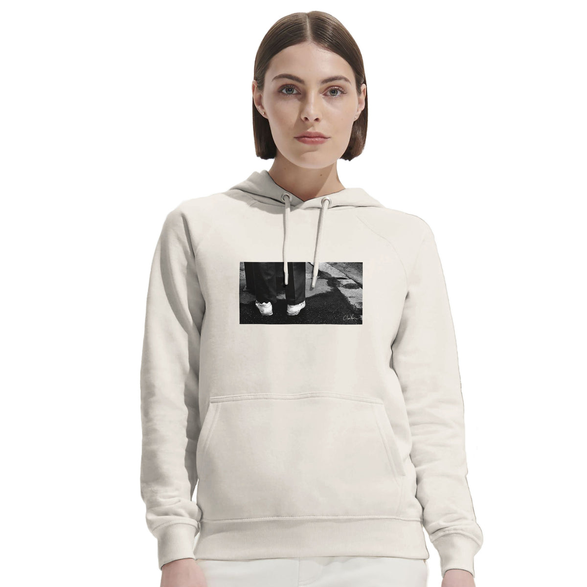 Patience - "This is Where He Stood" Hoodie Off White 5