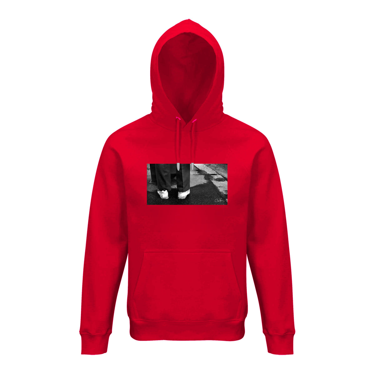 Patience - "This is Where He Stood" Hoodie Red 1