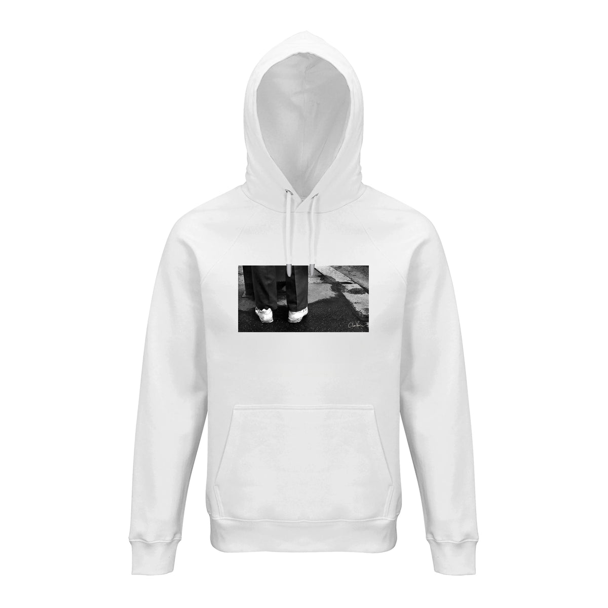 Patience - "This is Where He Stood" Hoodie White 1