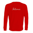 Patience - "This is Where He Stood" Long sleeve Bright Red 2