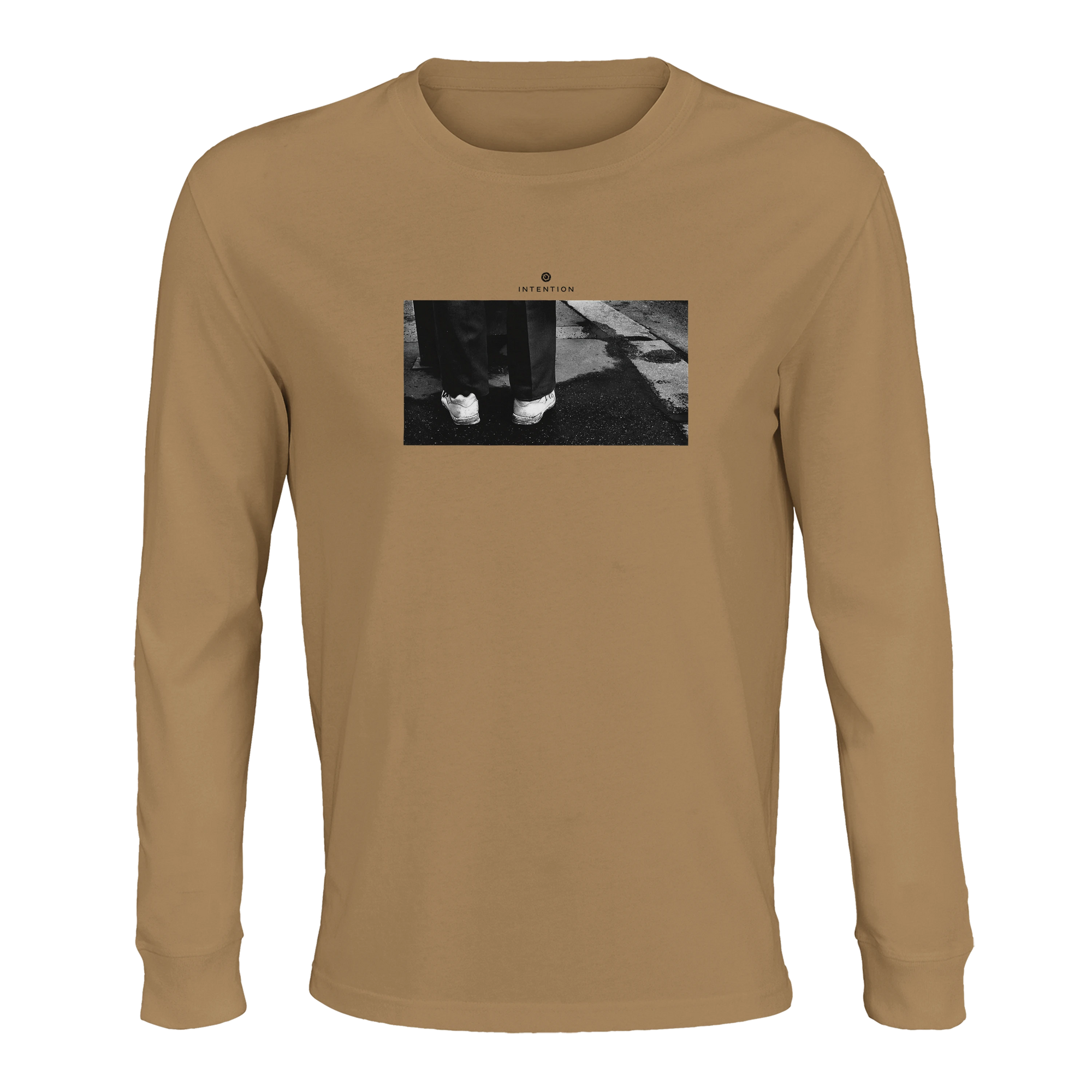 Patience - "This is Where He Stood" Long sleeve dark beige 1