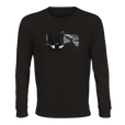 Patience - "This is Where He Stood" Long sleeve Deep Black 1