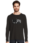 Patience - "This is Where He Stood" Long sleeve Deep Black 3