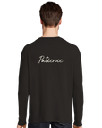 Patience - "This is Where He Stood" Long sleeve Deep Black 4