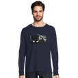 Patience - "This is Where He Stood" Long sleeve French Navy 3