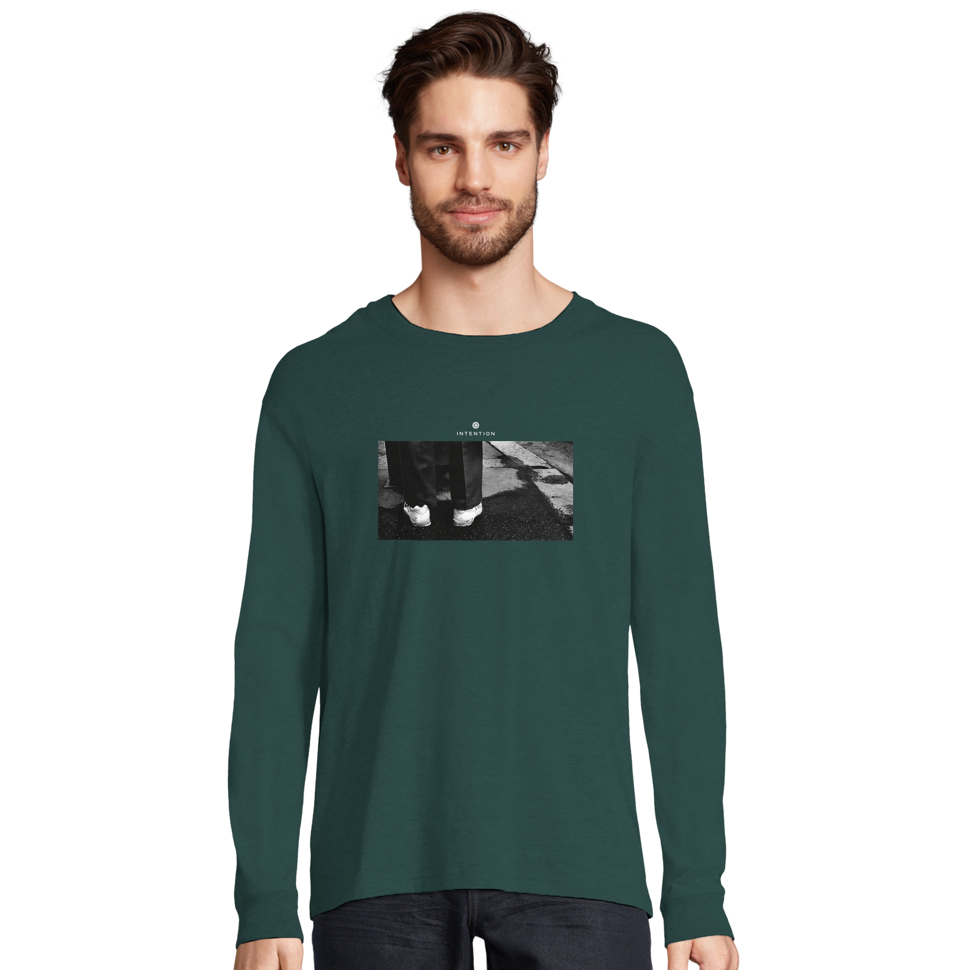 Patience - "This is Where He Stood" Long sleeve green empire 3