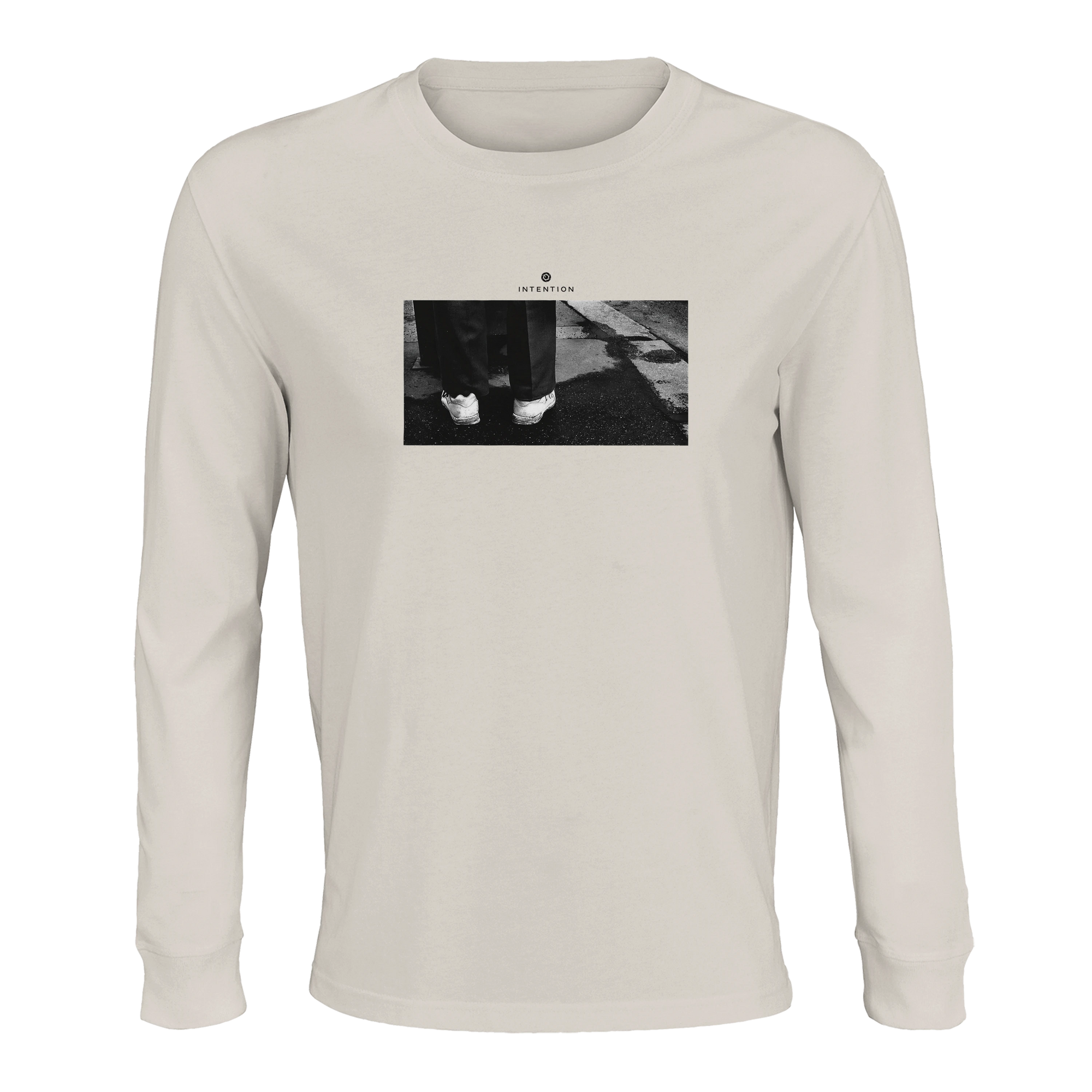 Patience - "This is Where He Stood" Long sleeve Off White 1