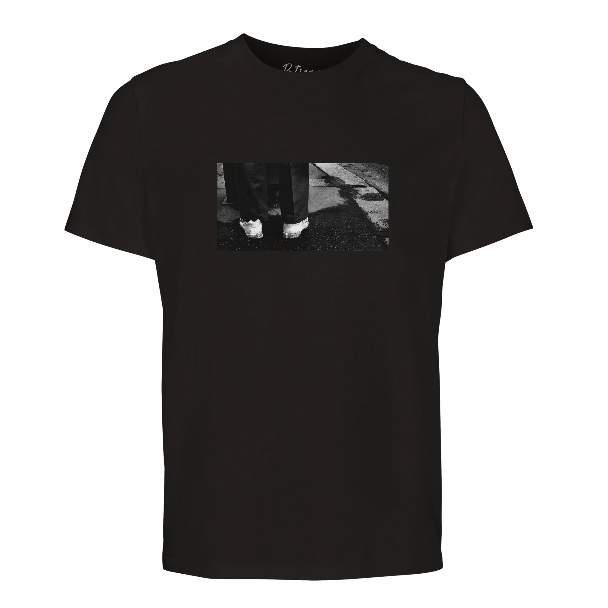 Patience - "This is Where He Stood" T-shirt Deep Black 3