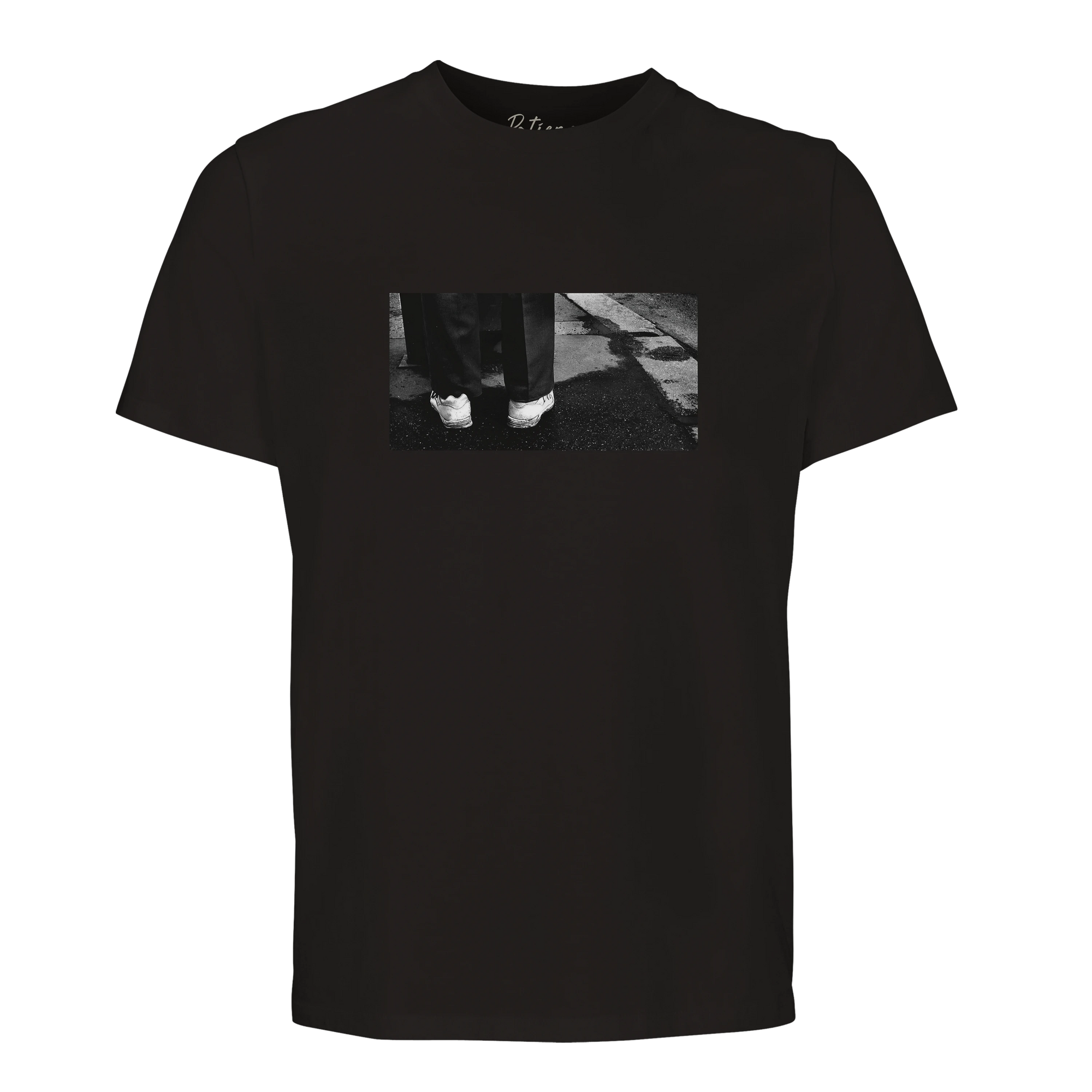 Patience - "This is Where He Stood" T-shirt Deep Black 3