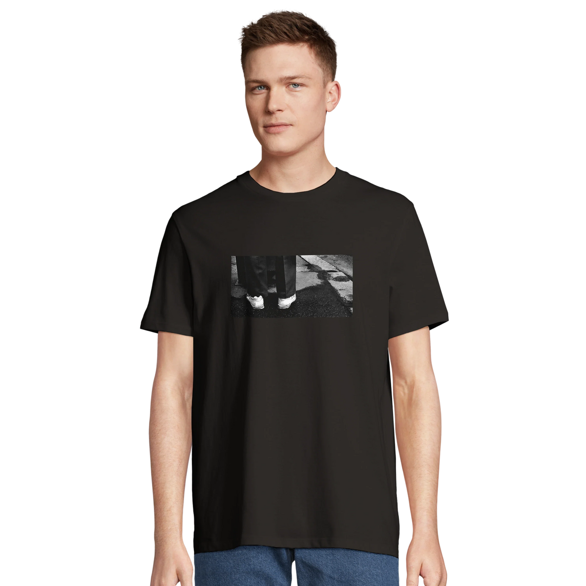 Patience - "This is Where He Stood" T-shirt Deep Black 5