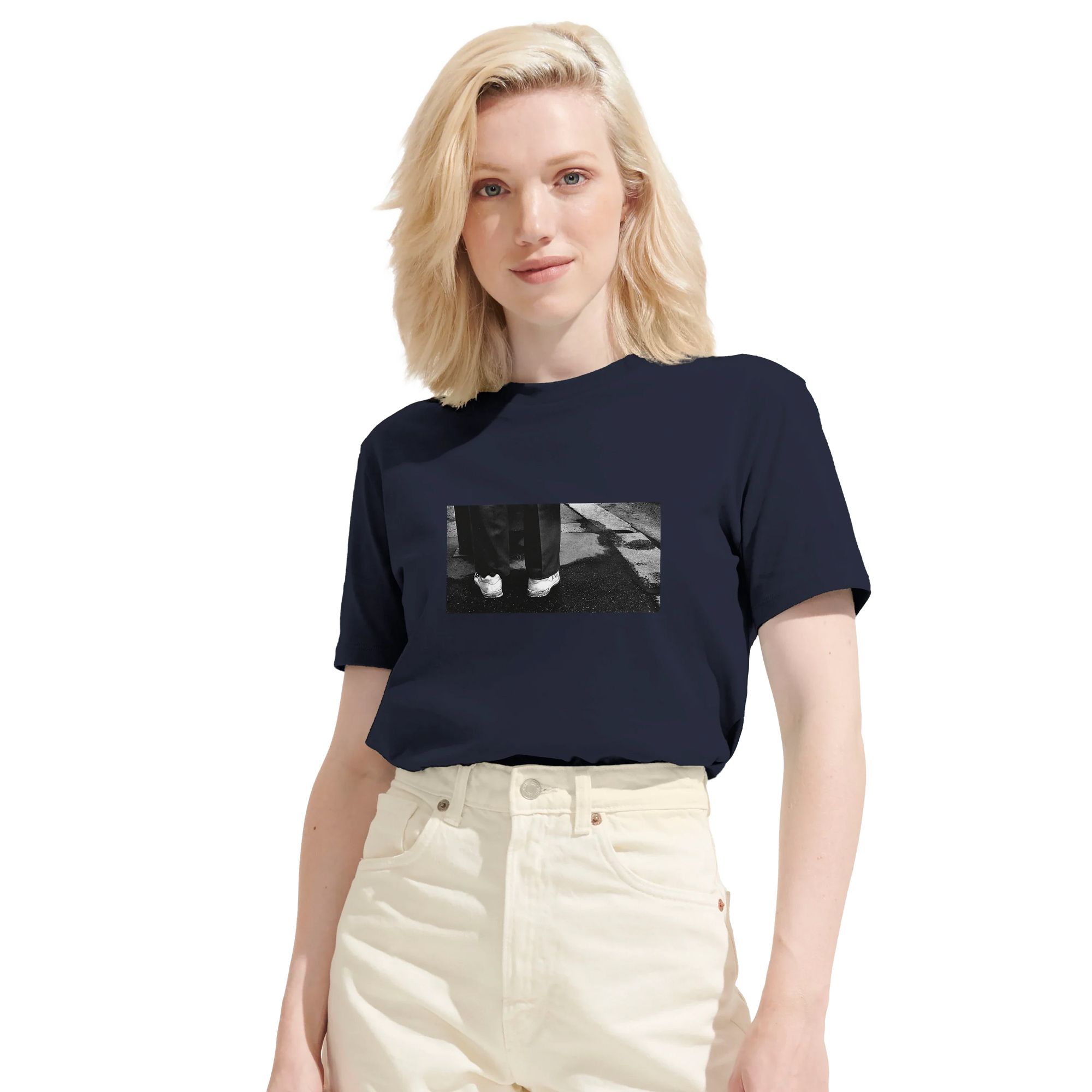 Patience - "This is Where He Stood" T-shirt French Navy 6
