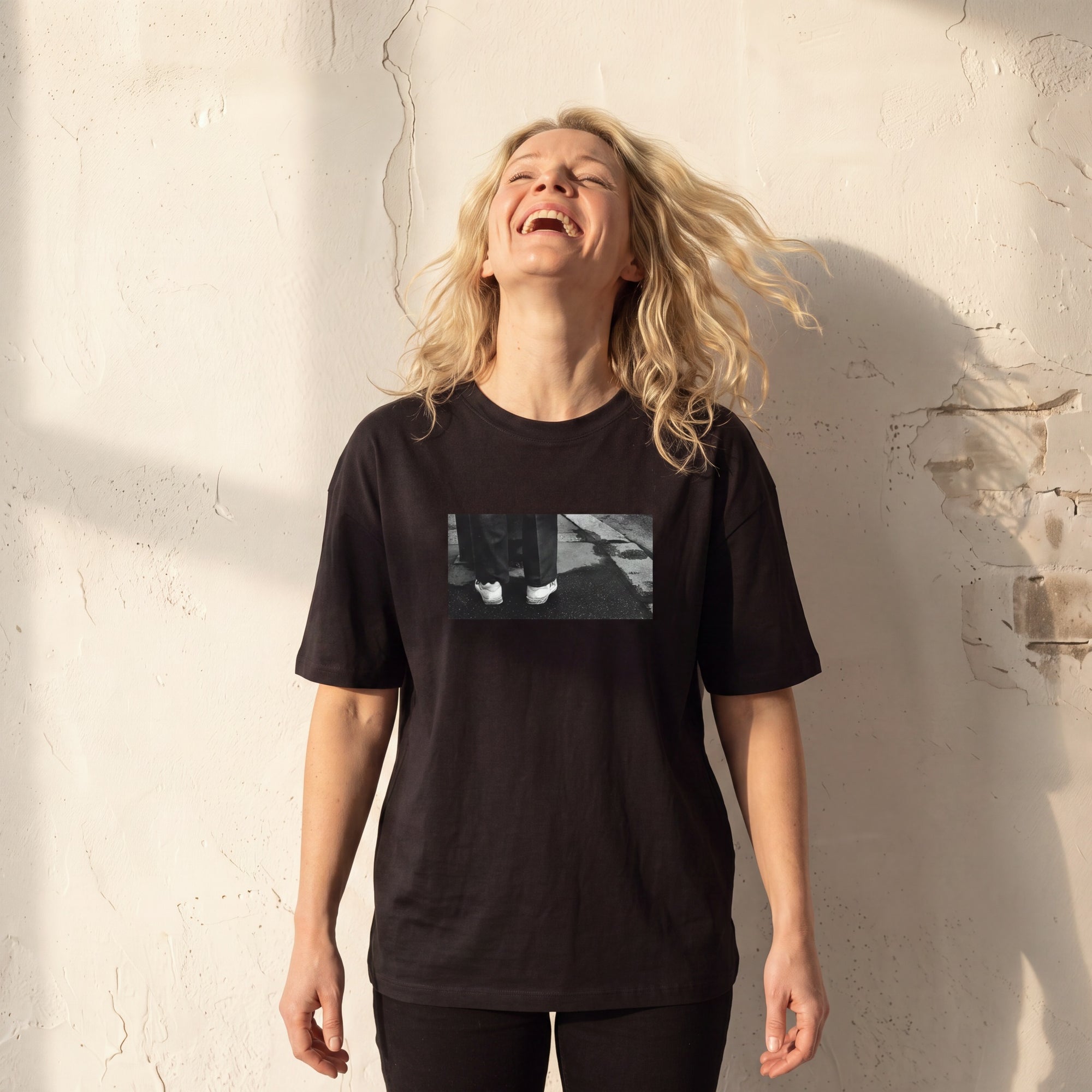 Patience - "This is Where He Stood" T-shirt Deep Black 1