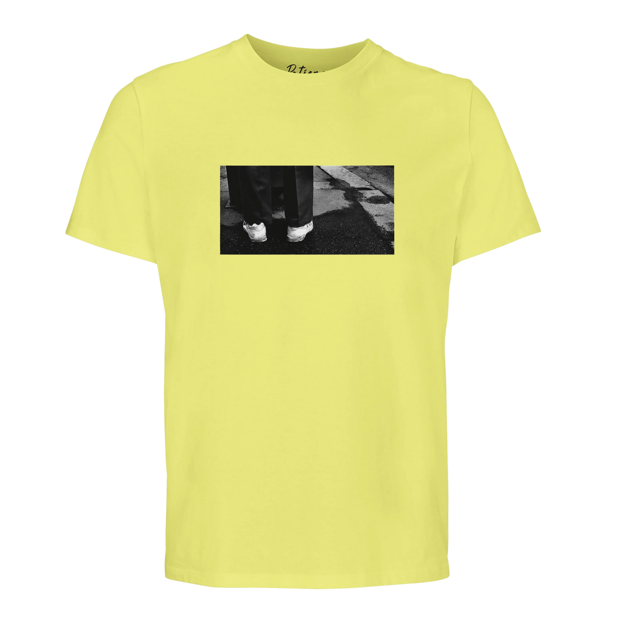Patience - "This is Where He Stood" T-shirt Light Yellow 1