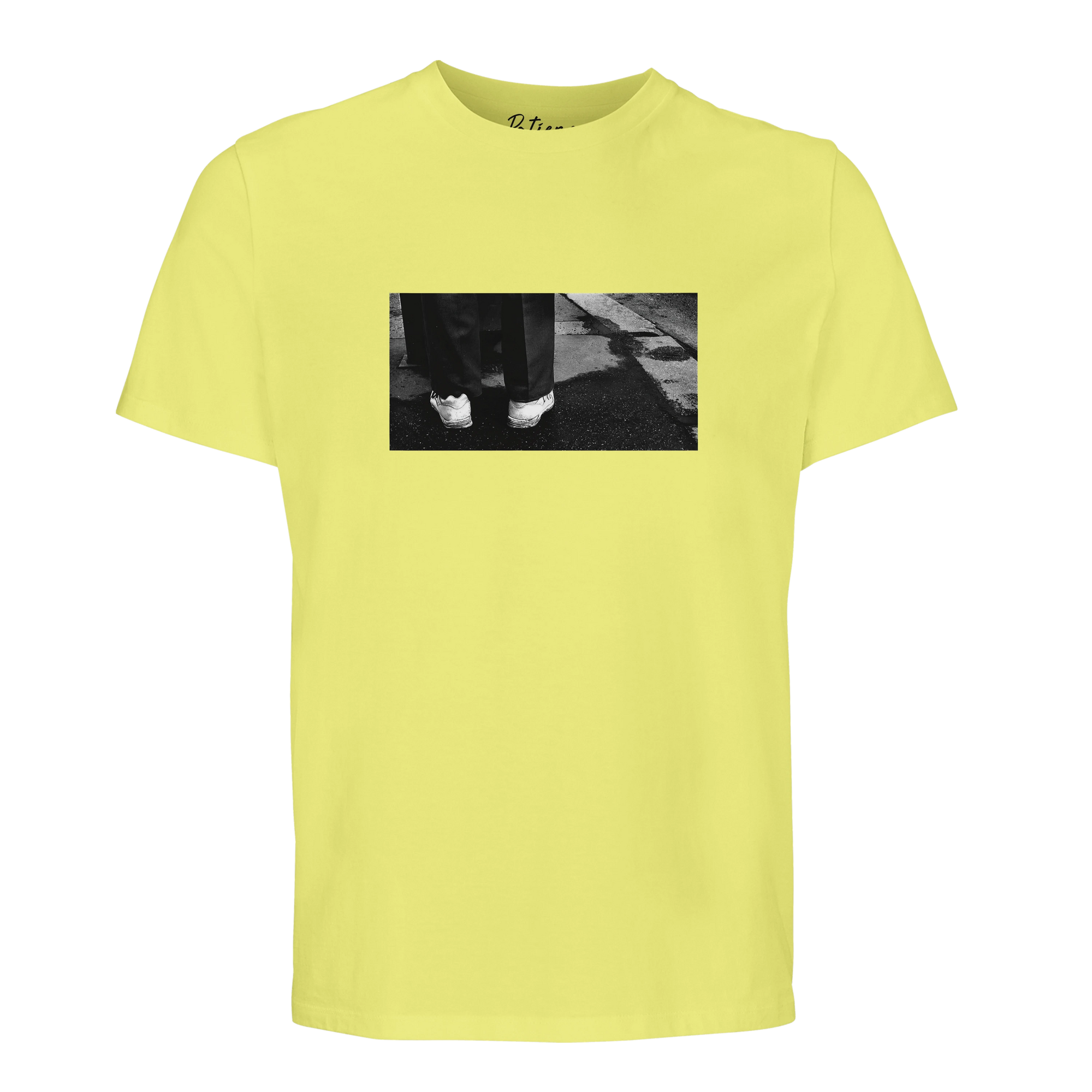 Patience - "This is Where He Stood" T-shirt Light Yellow 1