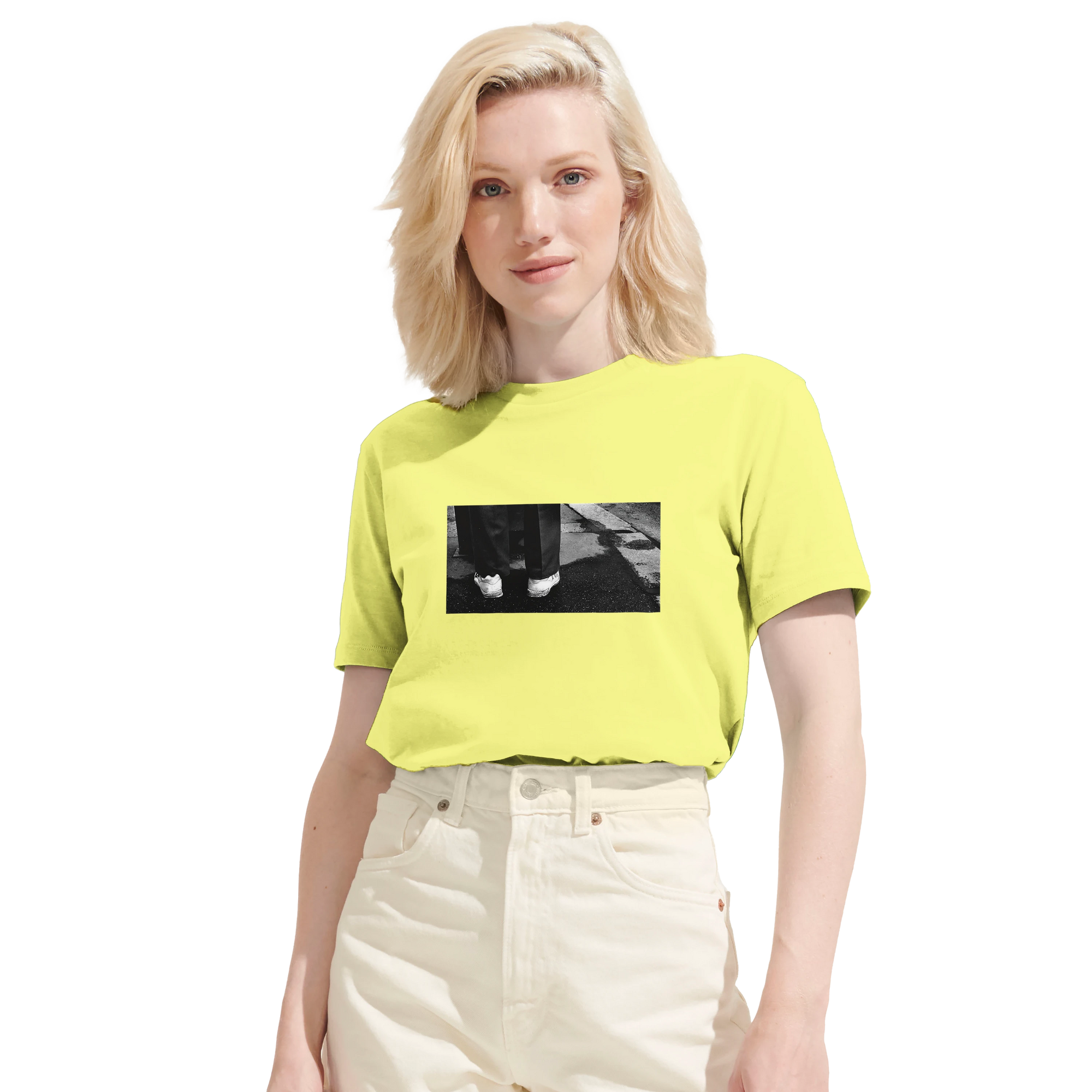 Patience - "This is Where He Stood" T-shirt Light Yellow 6