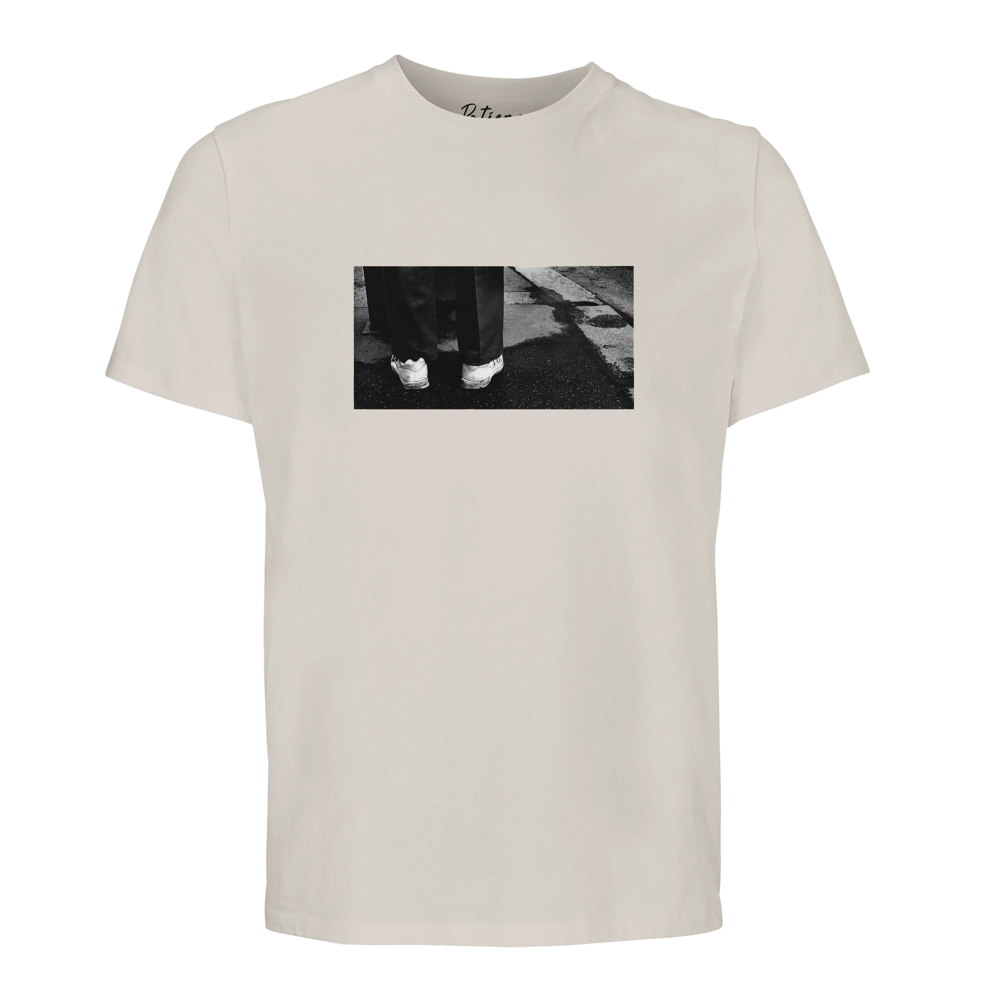 Patience - "This is Where He Stood" T-shirt Off White 1