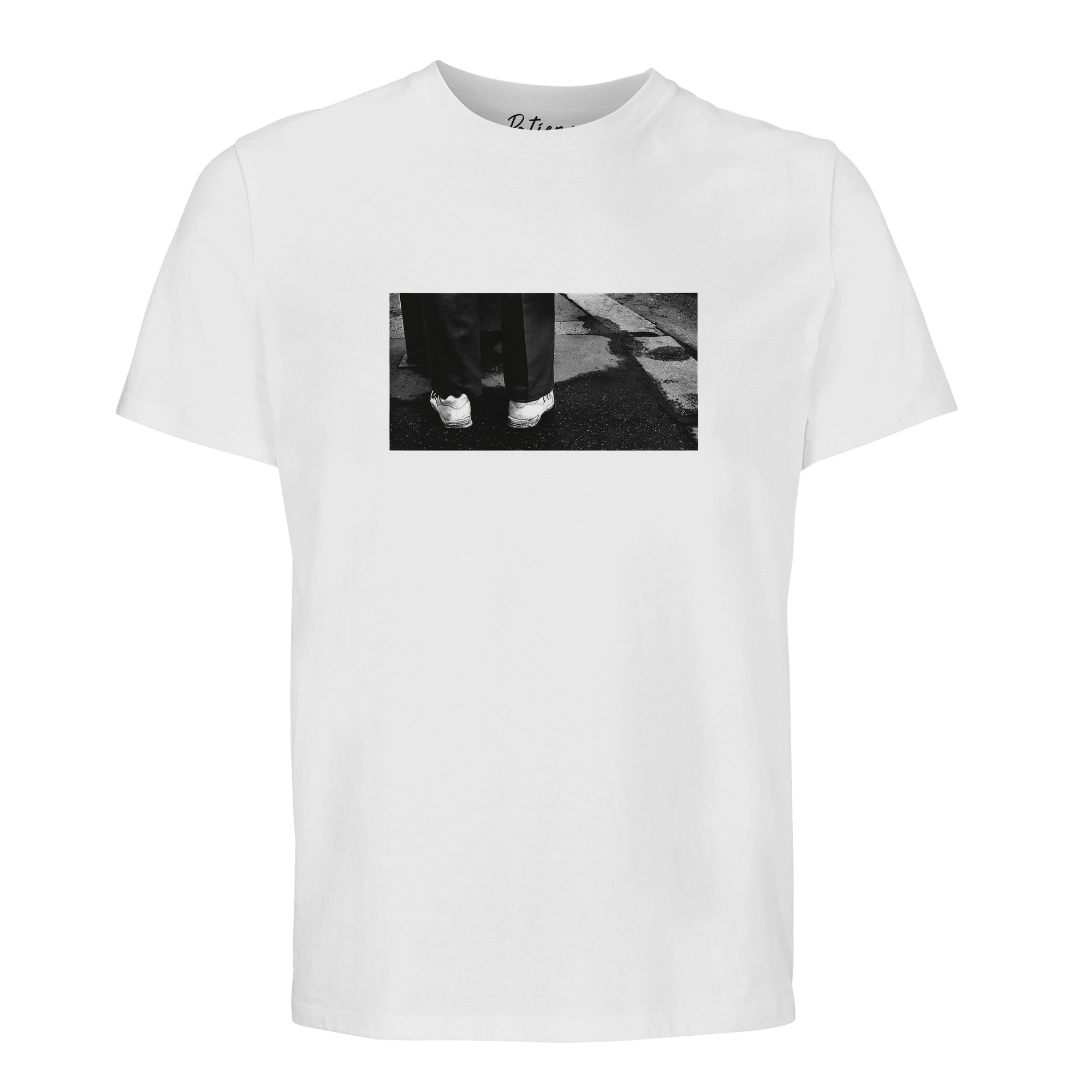 Patience - "This is Where He Stood" T-shirt White 1