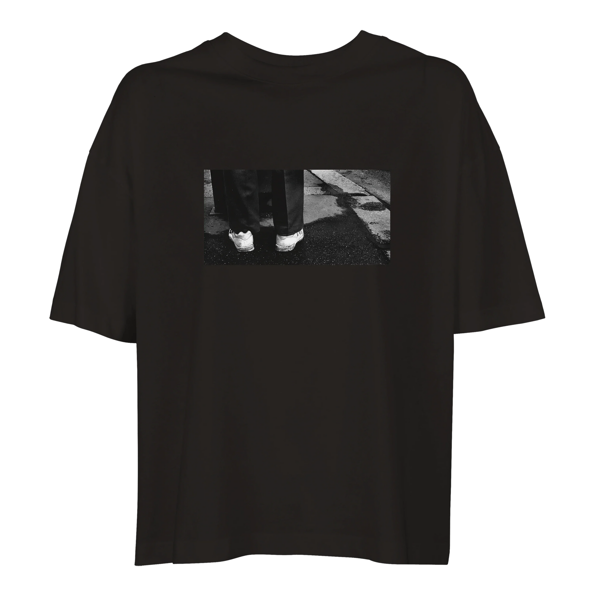 Patience - "This is Where He Stood" T-shirt Deep Black 1