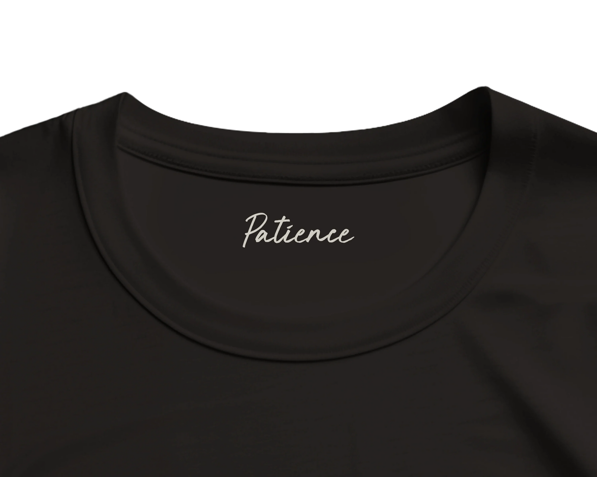 Patience - "This is Where He Stood" T-shirt Deep Black 2