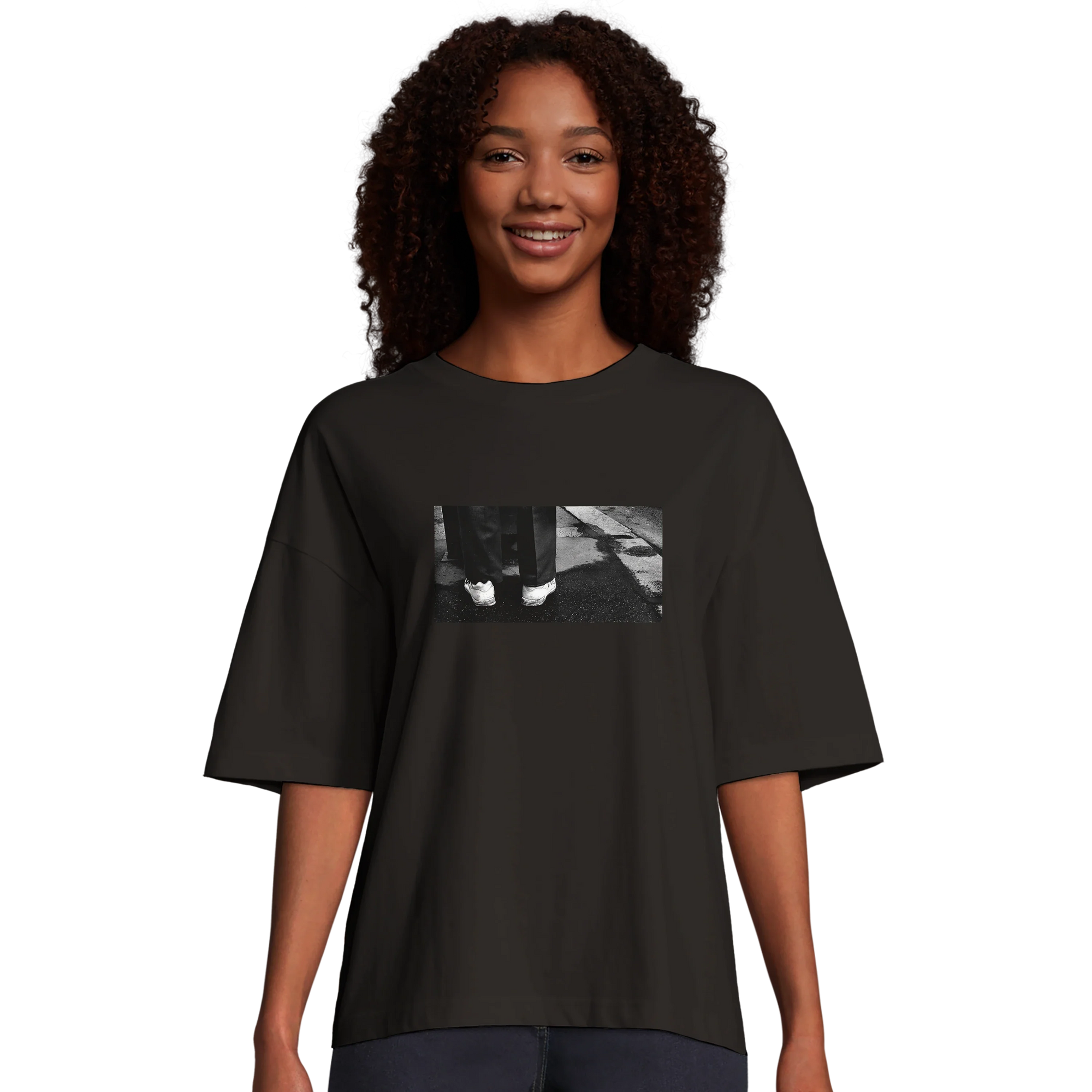Patience - "This is Where He Stood" T-shirt Deep Black 4