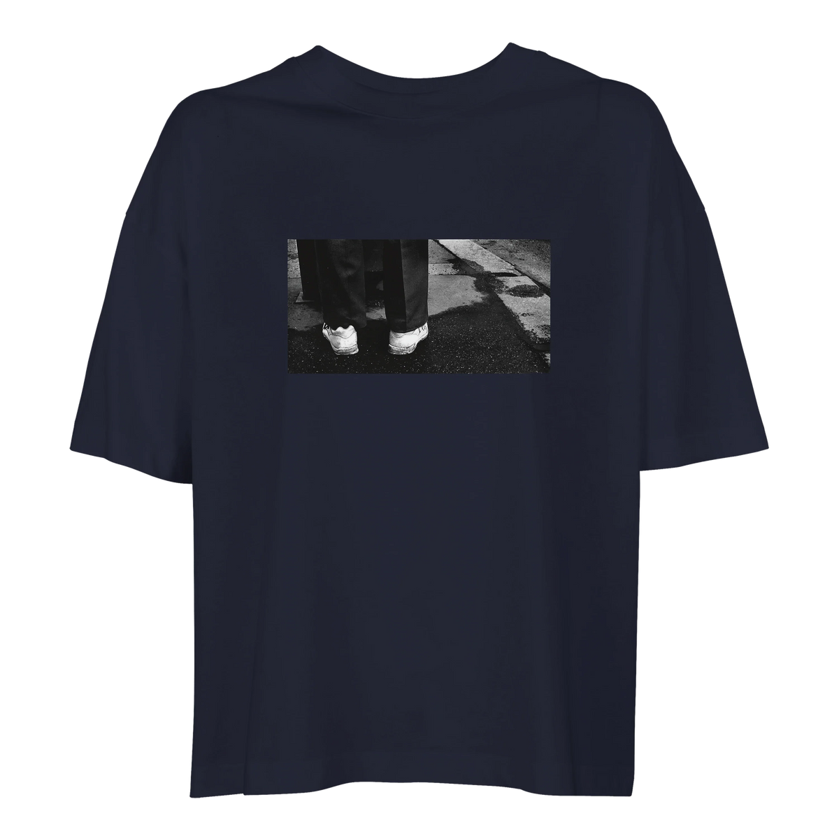 Patience - "This is Where He Stood" T-shirt French Navy 1