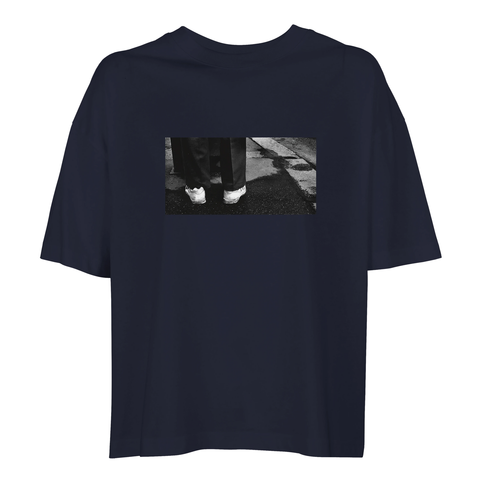 Patience - "This is Where He Stood" T-shirt French Navy 1
