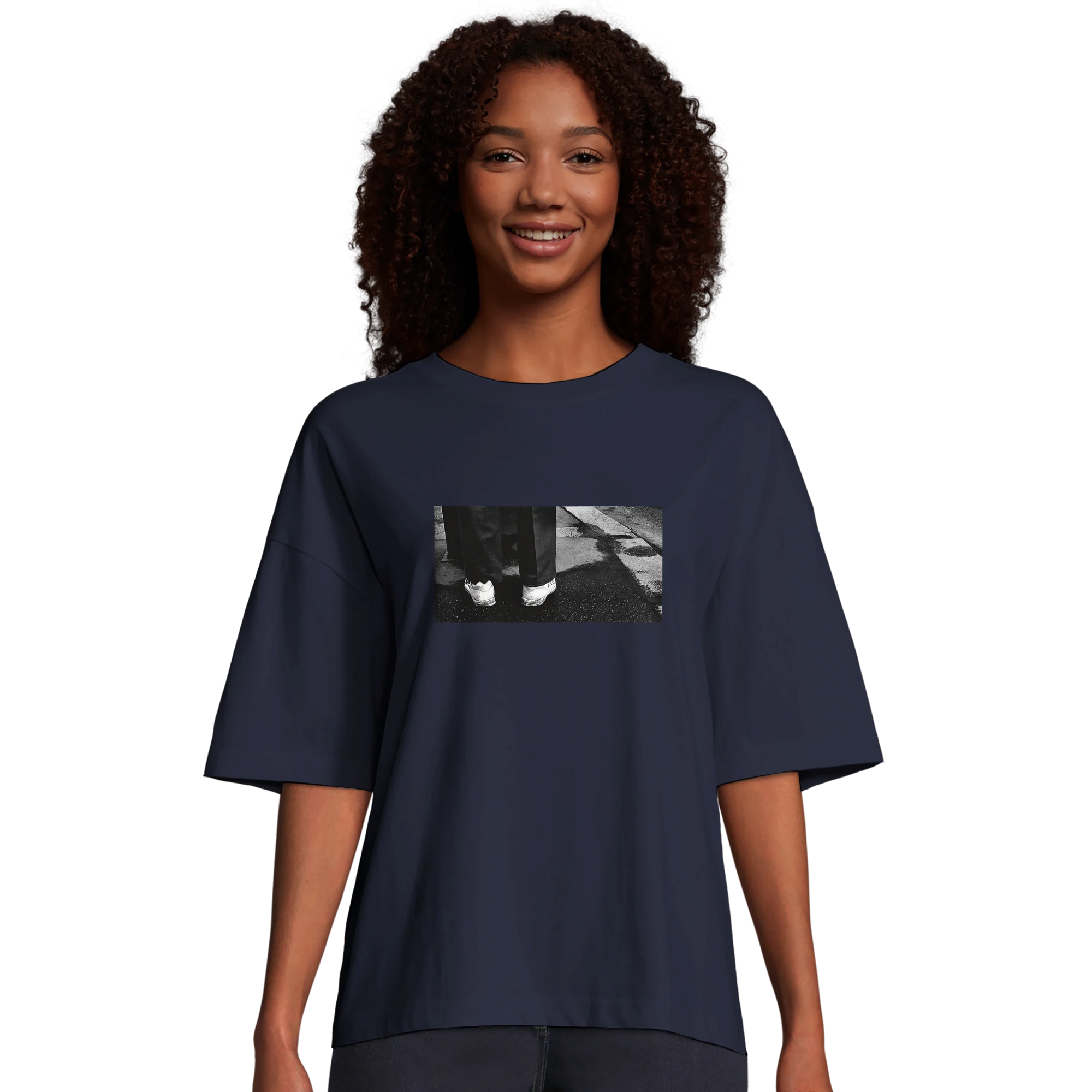 Patience - "This is Where He Stood" T-shirt French Navy 4