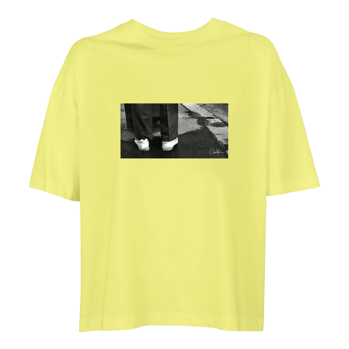 Patience - "This is Where He Stood" T-shirt Light Yellow 1