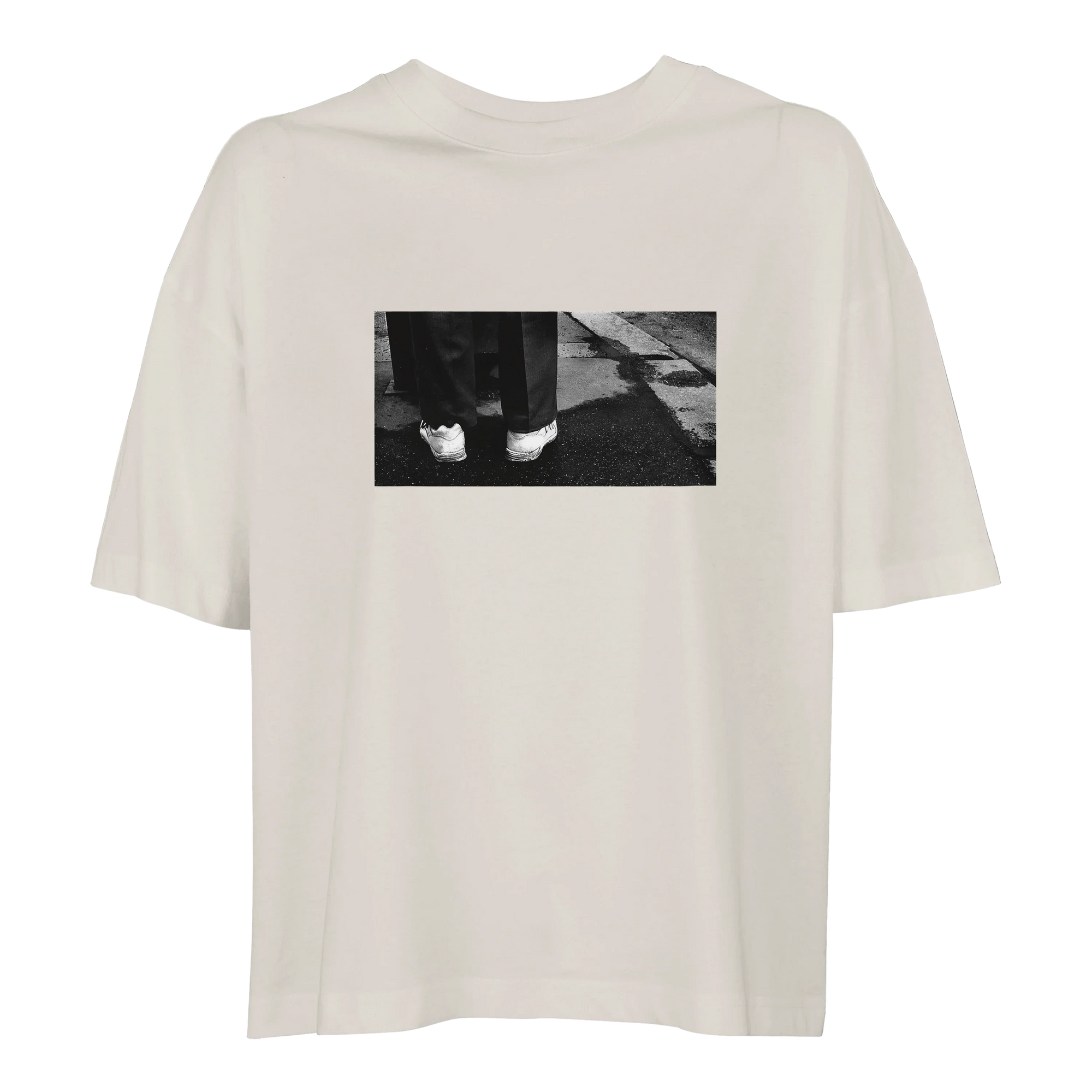 Patience - "This is Where He Stood" T-shirt Off White 1