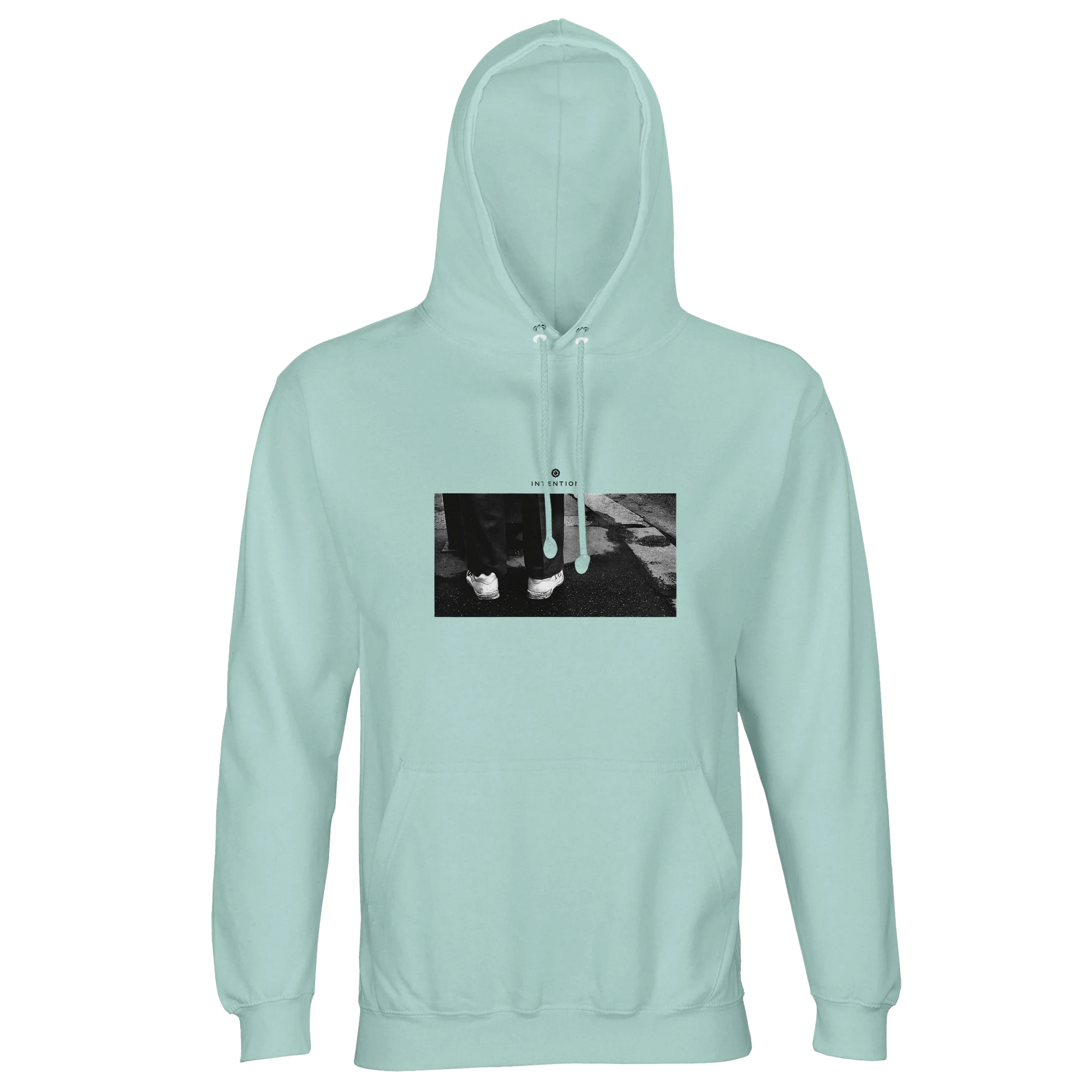 Patience - "This is Where He Stood" Hoodie arctic blue 1