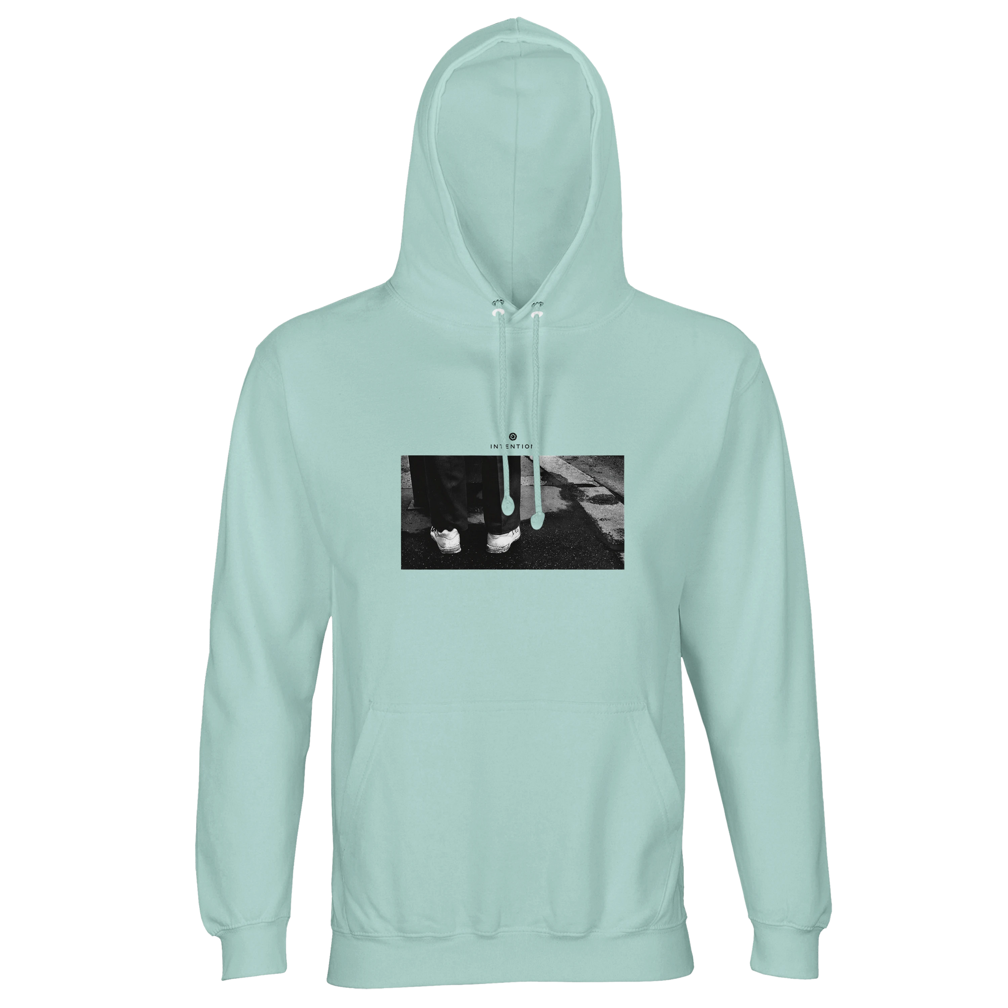 Patience - "This is Where He Stood" Hoodie arctic blue 1