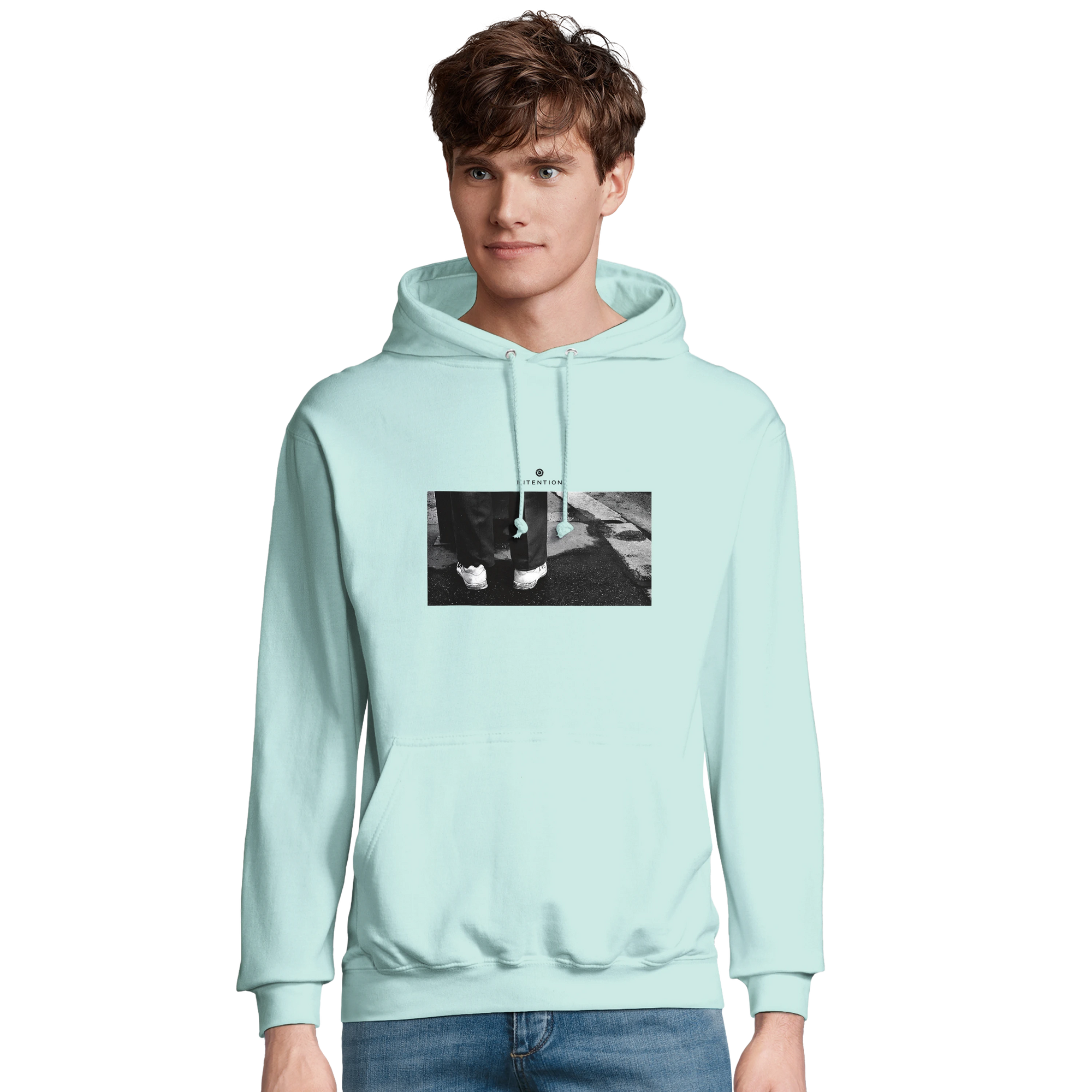 Patience - "This is Where He Stood" Hoodie arctic blue 3
