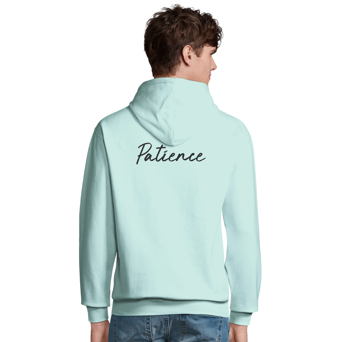 Patience - "This is Where He Stood" Hoodie arctic blue 4