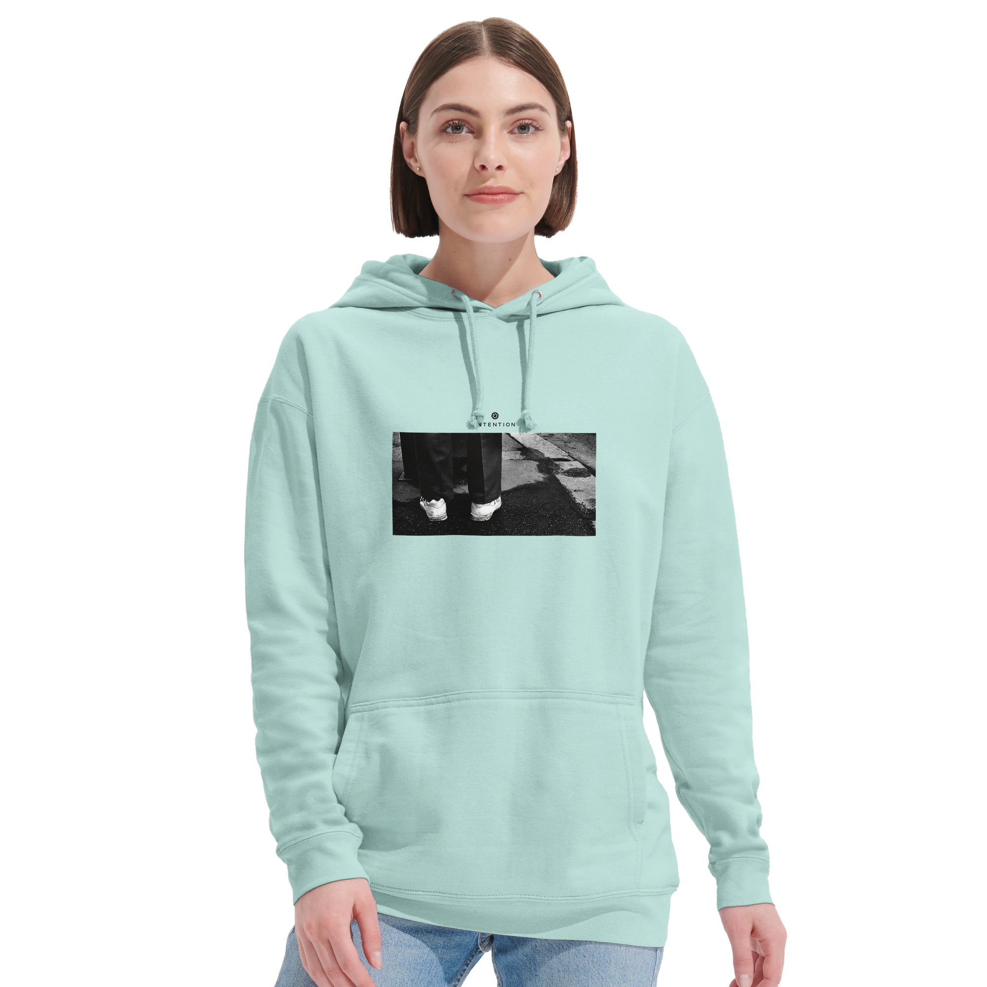 Patience - "This is Where He Stood" Hoodie arctic blue 5