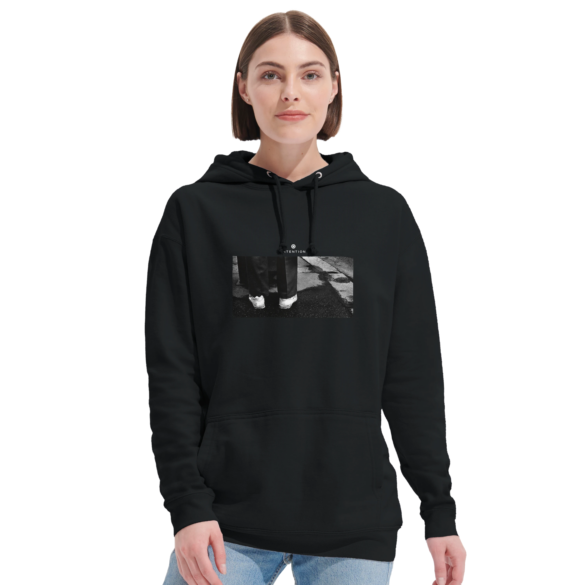 Patience - "This is Where He Stood" Hoodie Black 5