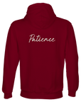 Patience - "This is Where He Stood" Hoodie Burgundy 2