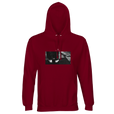 Patience - "This is Where He Stood" Hoodie Burgundy 3