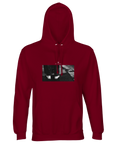 Patience - "This is Where He Stood" Hoodie Burgundy 3