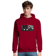 Patience - "This is Where He Stood" Hoodie Burgundy 4